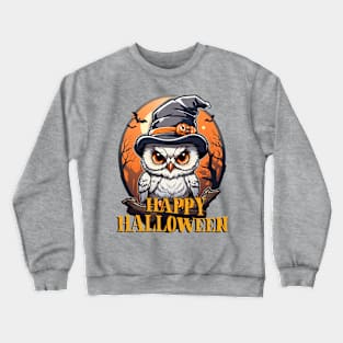 Happy Halloween Owl! Crewneck Sweatshirt